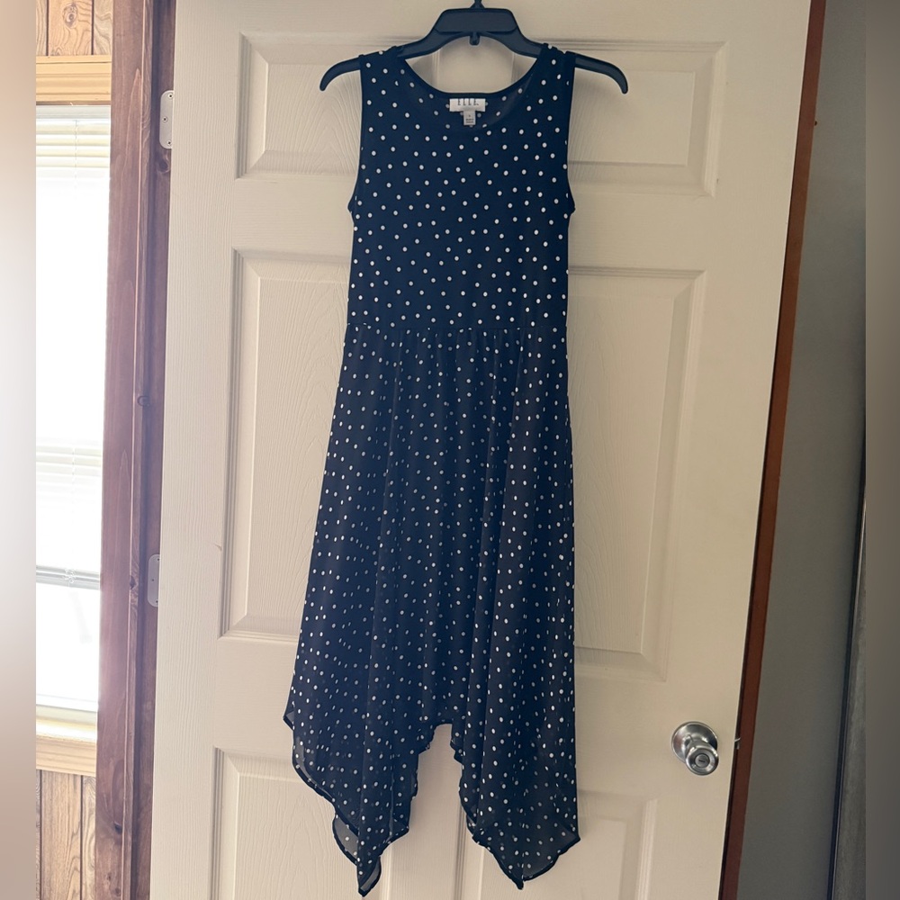 Elle Black and White Polka Dot Top